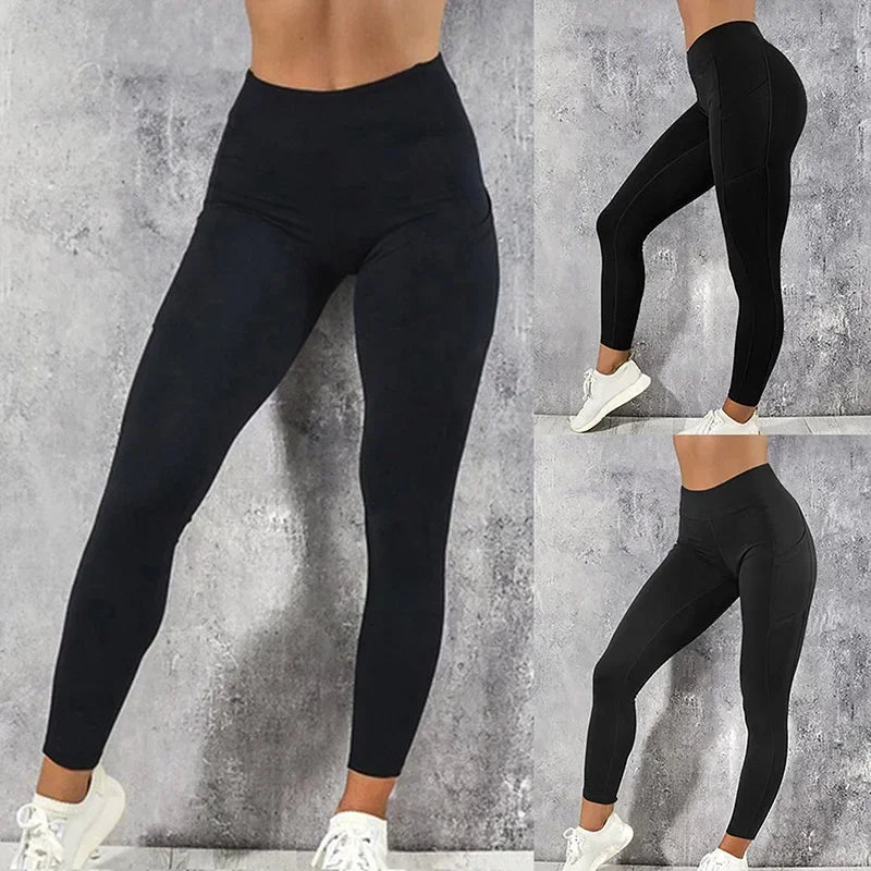 Women’s Pocketed Leggings | High Waist Leggings | Gaigza