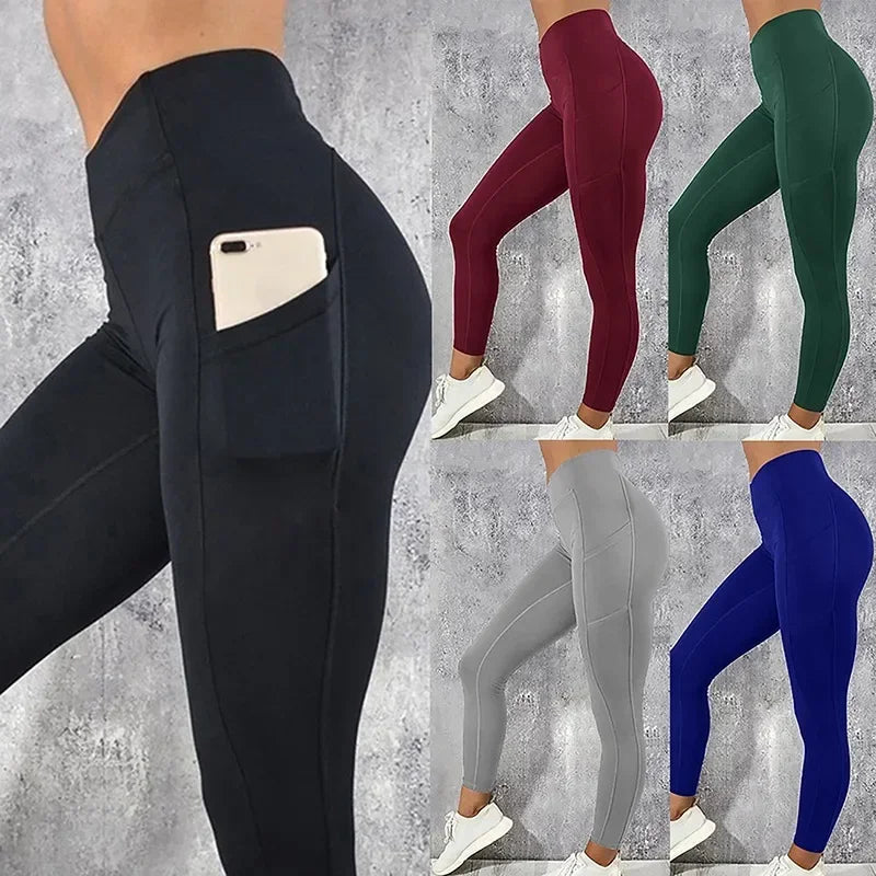 Women’s Pocketed Leggings | High Waist Leggings | Gaigza