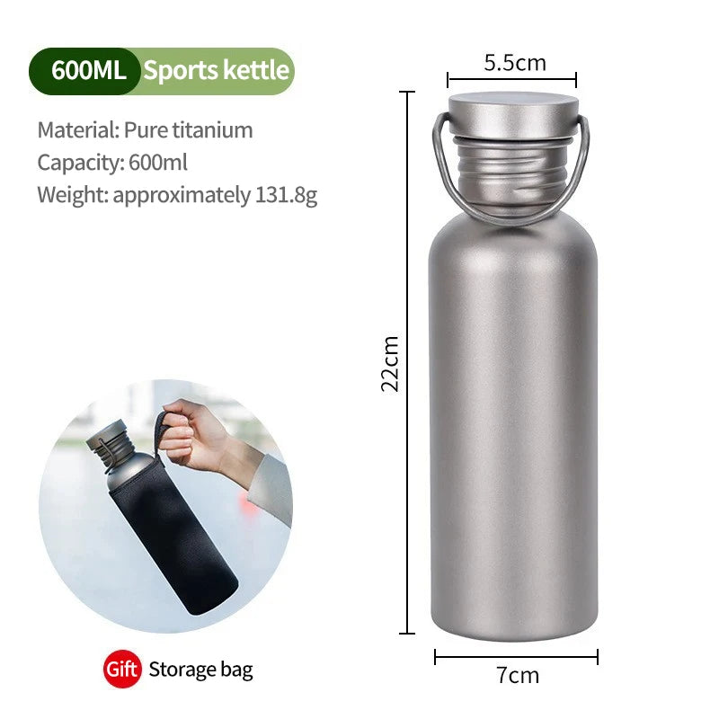 Titanium Water Bottle | Titanium Insulated Bottle  | Gaigza