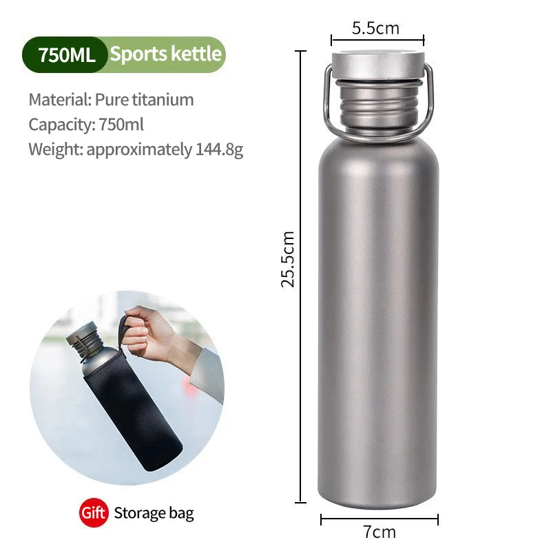 Titanium Water Bottle | Titanium Insulated Bottle  | Gaigza