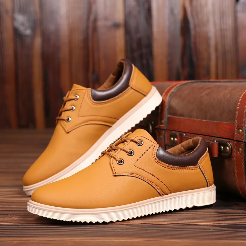 Men's Leather Shoes | Leather Casual Shoes | Gaigza