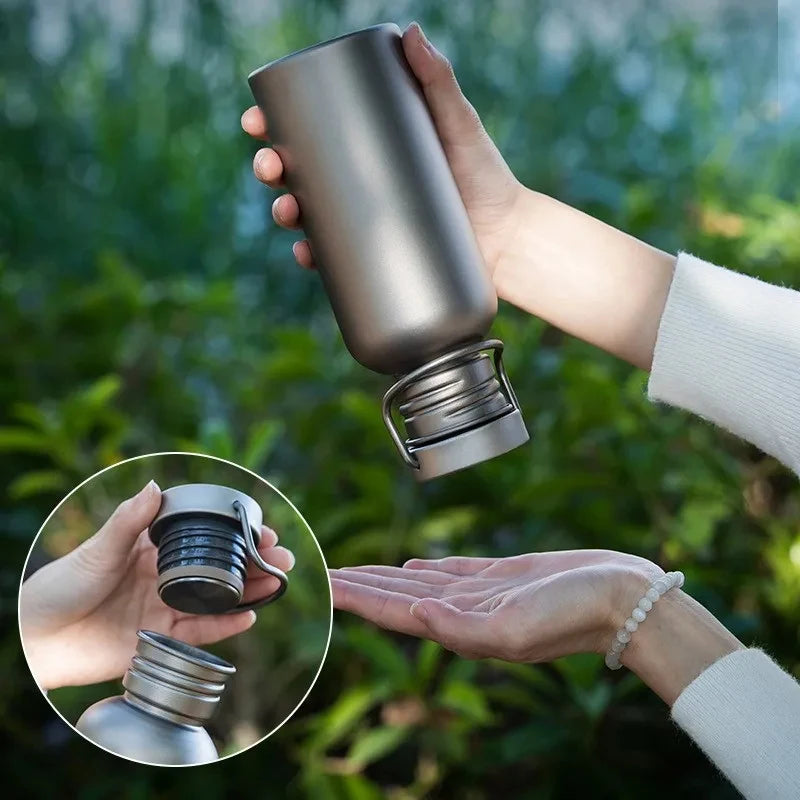 Titanium Water Bottle | Titanium Insulated Bottle  | Gaigza