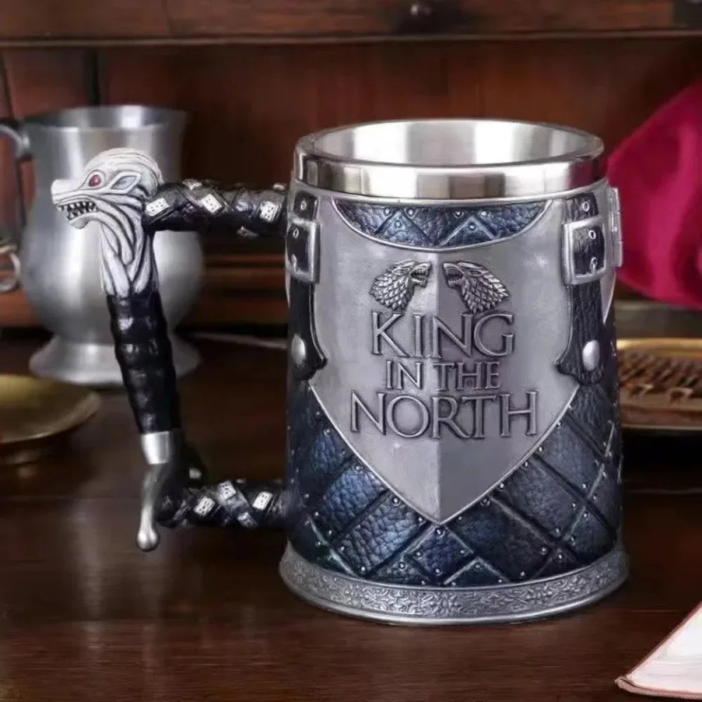 Game of Thrones 3D Carved Personalized Goblet – Unique Beer & Coffee Mug