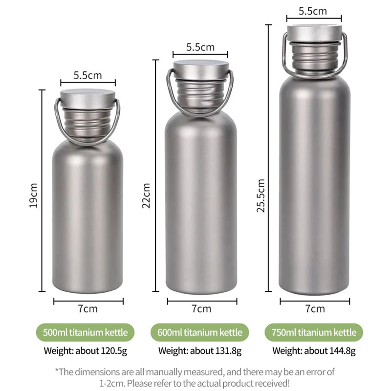 Titanium Water Bottle | Titanium Insulated Bottle  | Gaigza