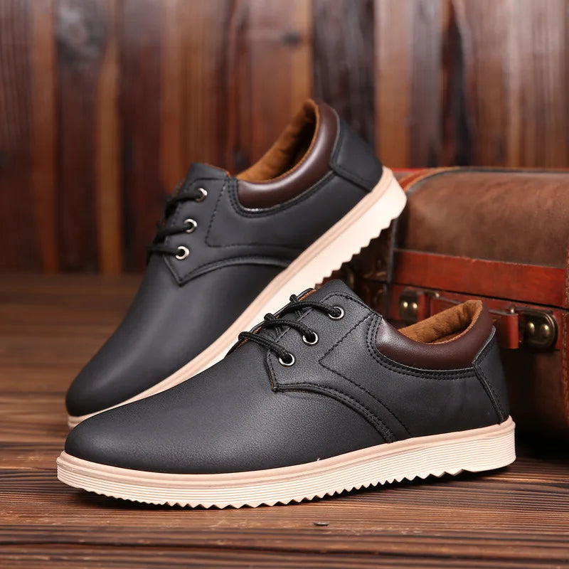 Men's Leather Shoes | Leather Casual Shoes | Gaigza