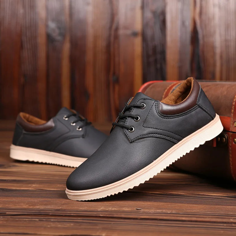 Men's Leather Shoes | Leather Casual Shoes | Gaigza