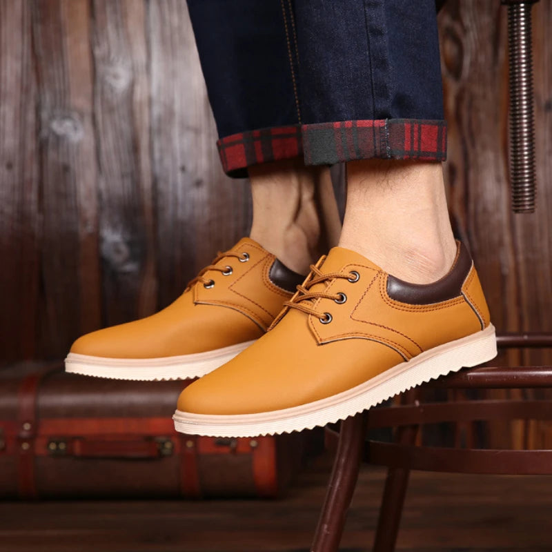 Men's Leather Shoes | Leather Casual Shoes | Gaigza