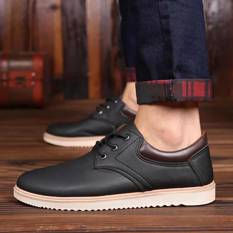 Men's Leather Shoes | Leather Casual Shoes | Gaigza